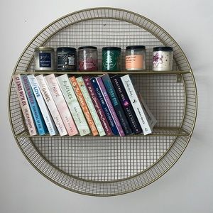 Gold Book Shelf
